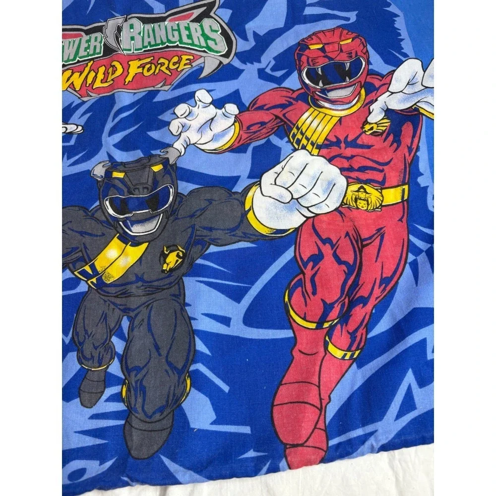 Power Rangers Wild Force Blue Red Black Ranger pillowcase
